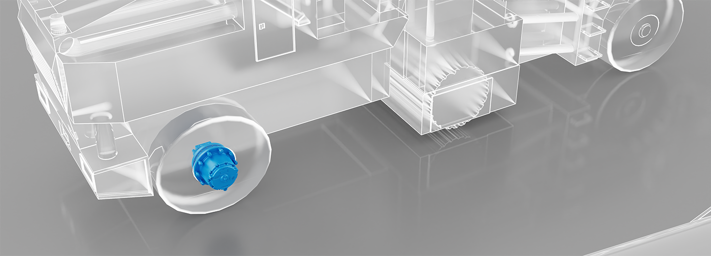 Caixa de engrenagens planetárias duplas Série 600